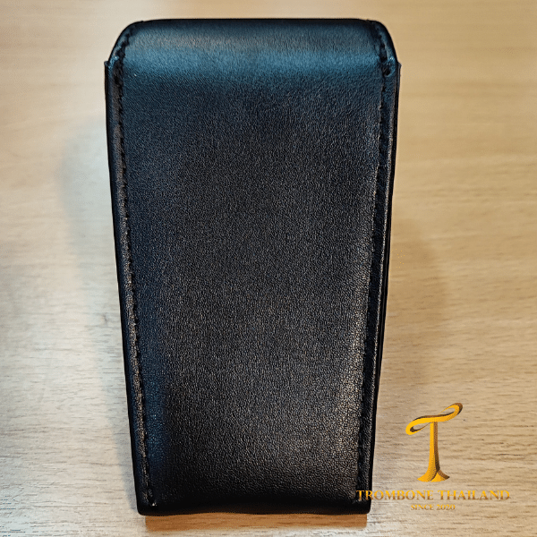 KGUBrass Trombone/Euphonium Mouthpiece Pouch | Crazy Horse Leather Single Case With Magnetic Closure